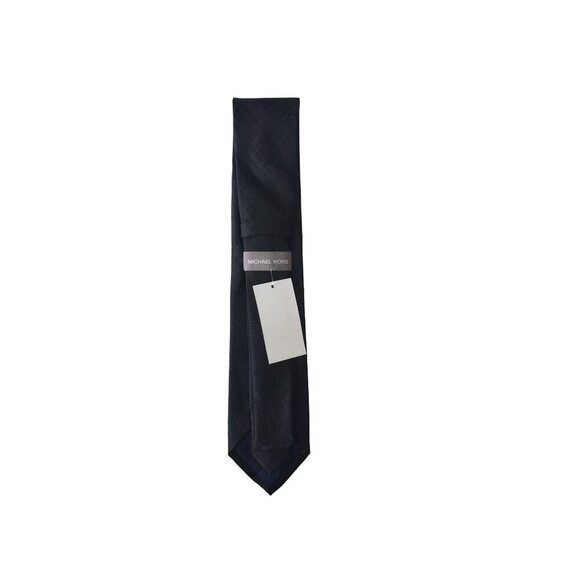 MICHAEL KORS, elegant polyester tie, black, for men, One Size. NWT. - Picture 2 of 5